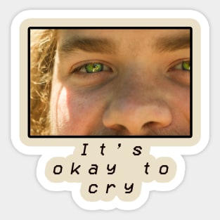 It's okay to cry Sticker